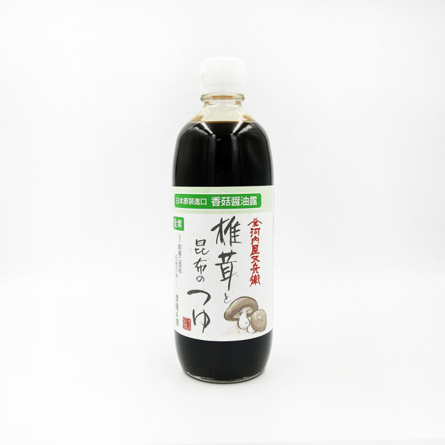 【扣點宅配送】大醬香菇昆布醬油露(素)500ml＊12