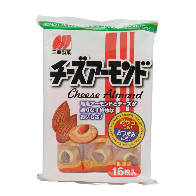 ●【超市TOP30熱銷推薦】三幸杏仁起士米果43.5g
