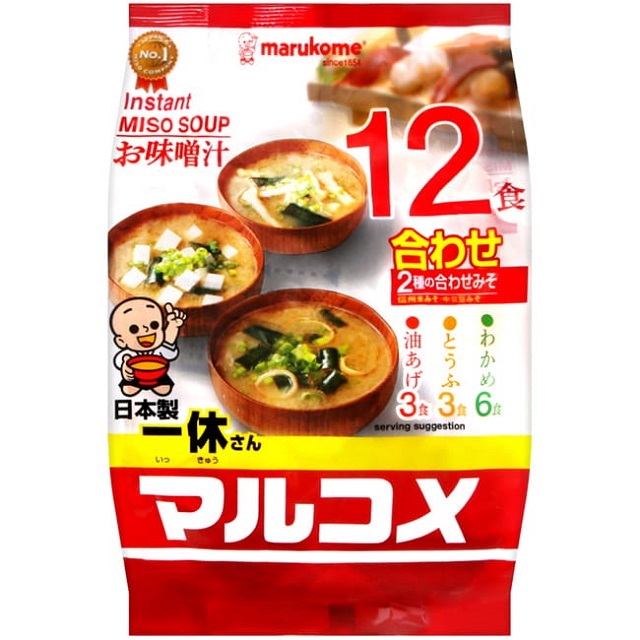 丸米料亭之味元氣味噌湯12食