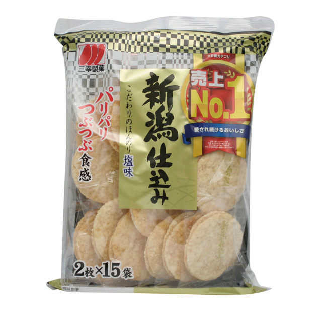 ●【超市TOP30熱銷推薦】三幸新瀉仕選米果鹽味125g