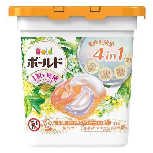 【中山驚爆箱購價】P&G 4D Bold柑橘洗衣球11入*6盒