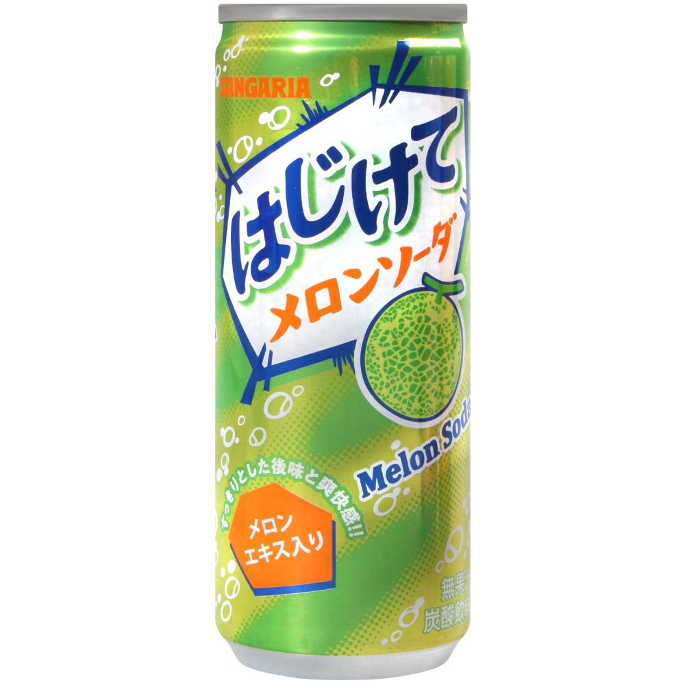 【超市】SNG哈密瓜風味碳酸飲料250ml