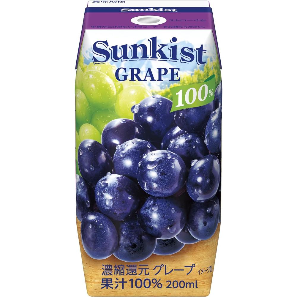 森永葡萄汁200ml