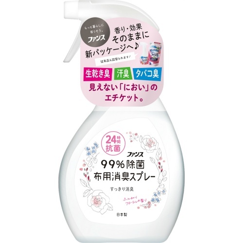 ●【超市嚴選・有點超值】第一石鹼 布製品消臭噴霧花朵香氛380ml
