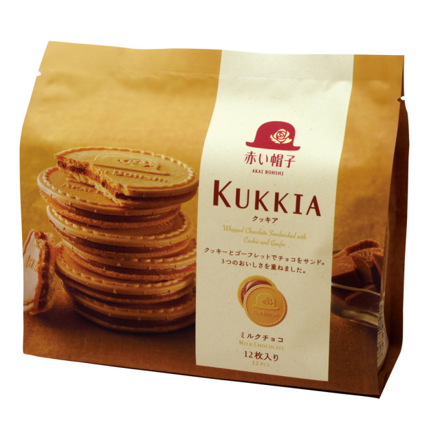 紅帽子牛奶巧克力味法蘭酥78g