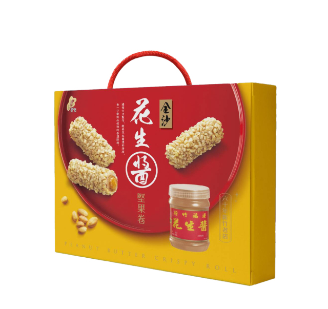 ●【超市TOP30熱銷推薦】福源金沙花生醬堅果捲