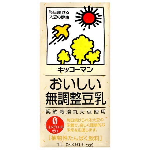 【中山驚爆箱購價】龜甲萬 無調整豆乳1000ml＊6入