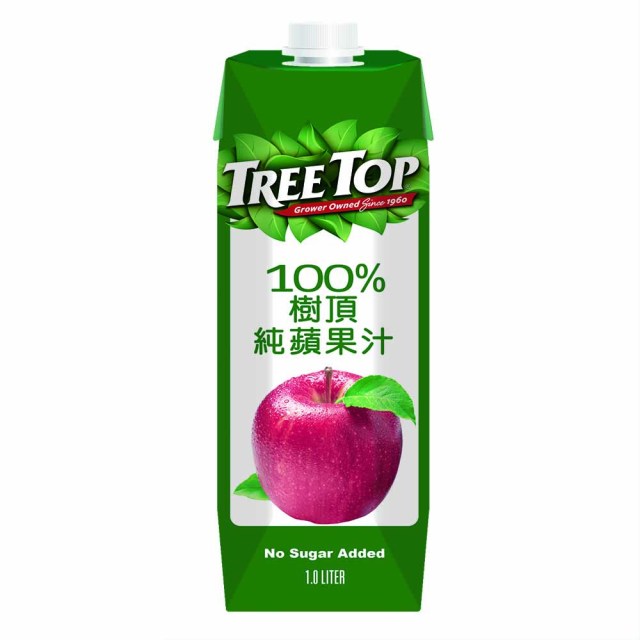 ●【超市TOP30熱銷推薦】樹頂100%純蘋果汁1L
