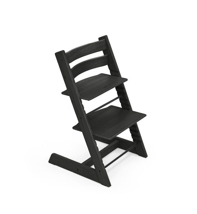 【A8 STOKKE】▲Tripp Trapp 0–99Y豪華組合（櫸木）▲-黑色
