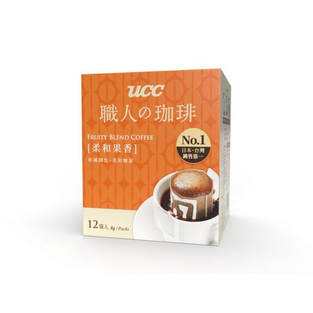 ●【超市TOP30熱銷推薦】UCC柔和果香濾掛式咖啡8g*12包