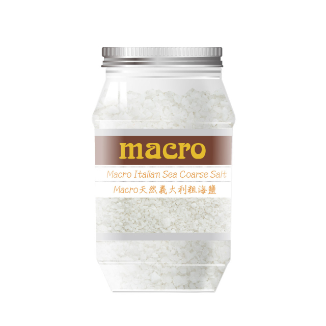 【超市點數回饋季】Macro義大利粗海鹽450g