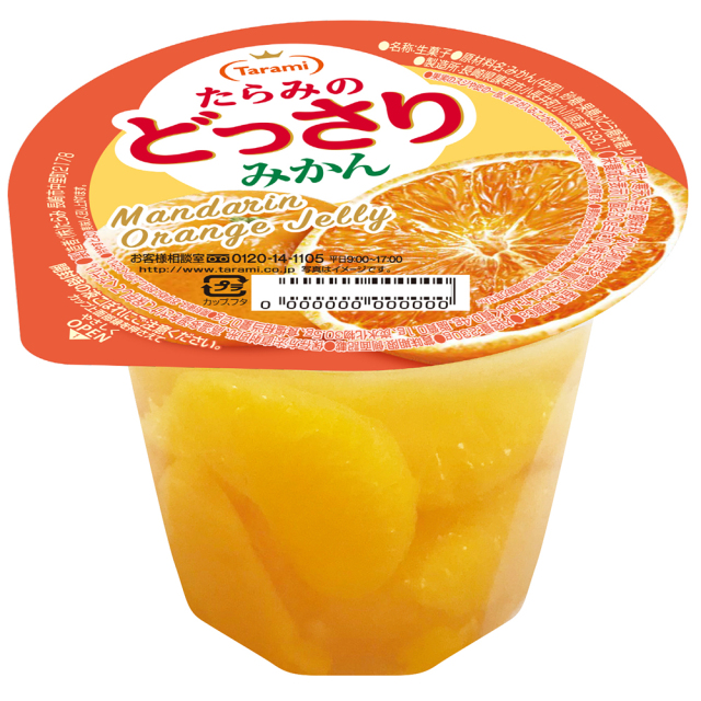 【中山驚爆箱購價】TARAMI果凍杯230g(蜜柑) / 6入