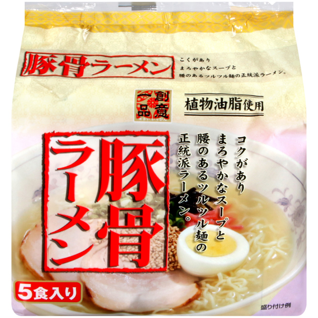 【環球系列-日本週】朝日創意一品5入豚骨包麵450g