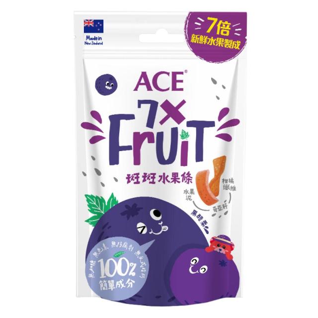 【超市點點好物】ACE斑斑水果條 黑醋栗+奇亞籽90g