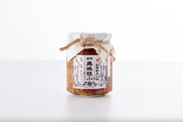 燕村家蒜頭蝦米辣小卷250g