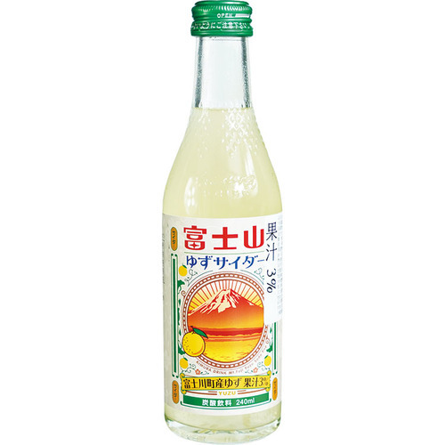 (台中店)【美麗市場】 木村黃富士柚子風味碳酸飲料240ml