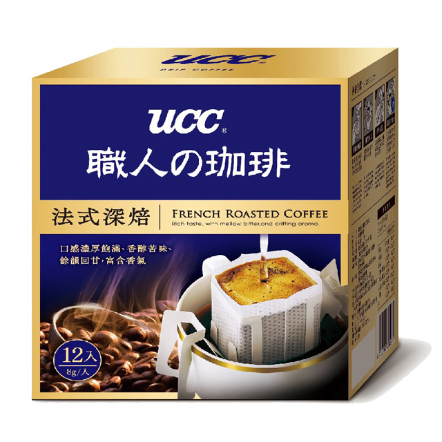 UCC法式深焙濾掛式咖啡8g*12入