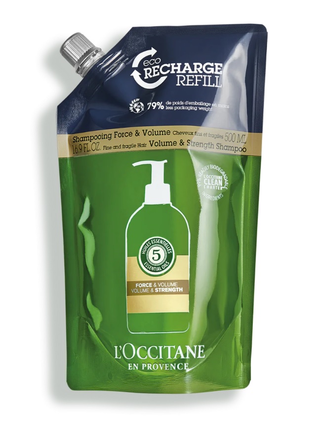 L'OCCITANE-草本強韌洗髮乳補充包-500mL