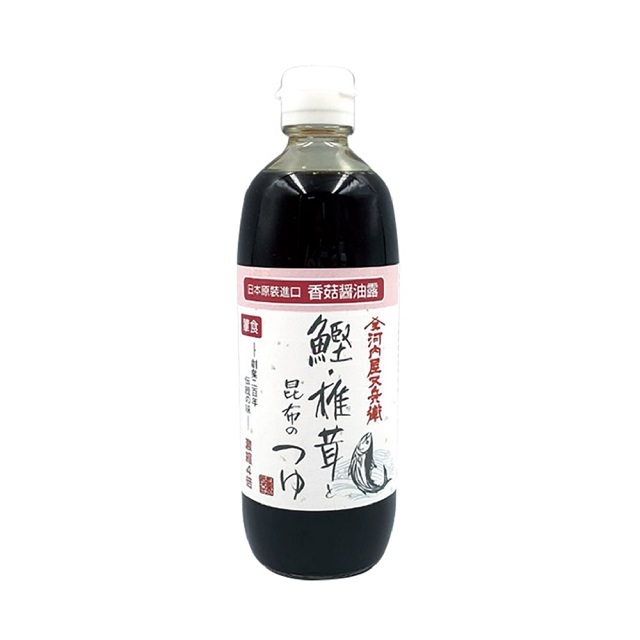 【扣點宅配送】大醬鰹魚香菇昆布露(葷)500ml＊12