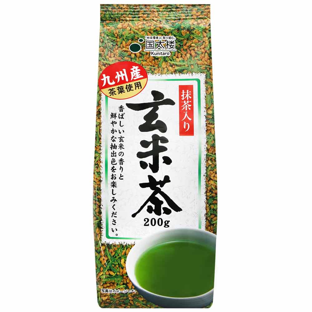 國太樓-抹茶入玄米茶200g