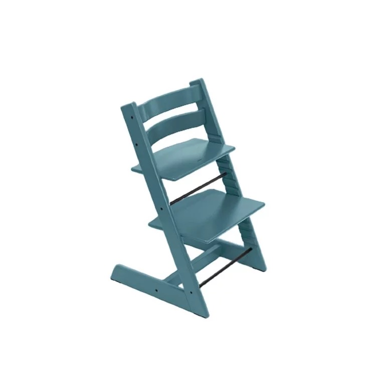【A8 STOKKE】▲Tripp Trapp 0–99Y豪華組合（櫸木）▲-峽灣藍