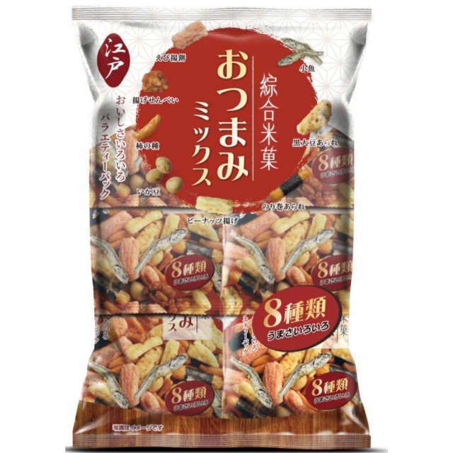 ●【超市TOP30熱銷推薦】江戶綜合米果240g