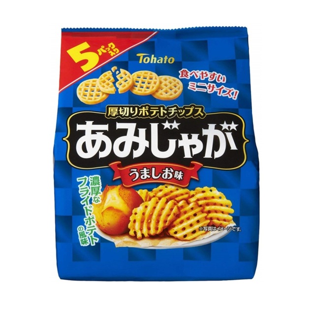 東鳩厚切網狀洋芋片5袋入80g