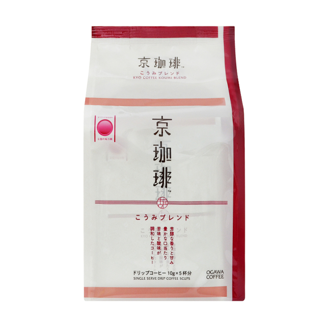 【超市點點好物】小川京都醇厚濾掛咖啡10g*5入