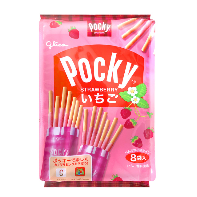 glico Pocky百奇草莓棒8入87g