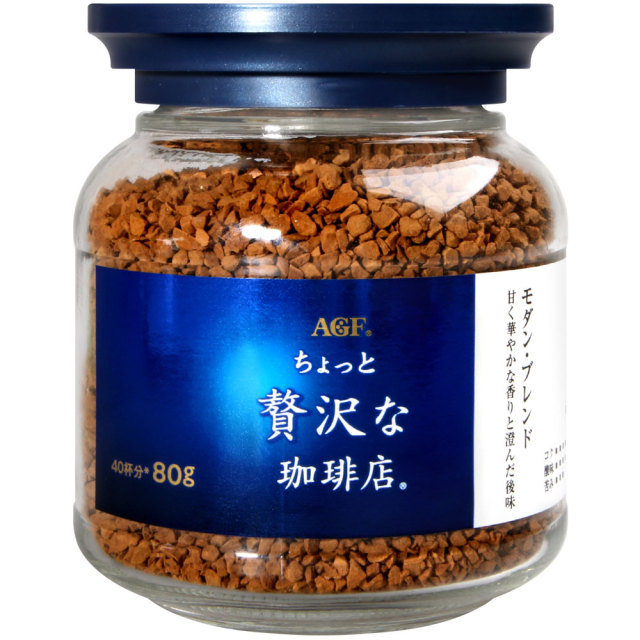 【超市點點好物】AGF華麗柔順即溶咖啡80g