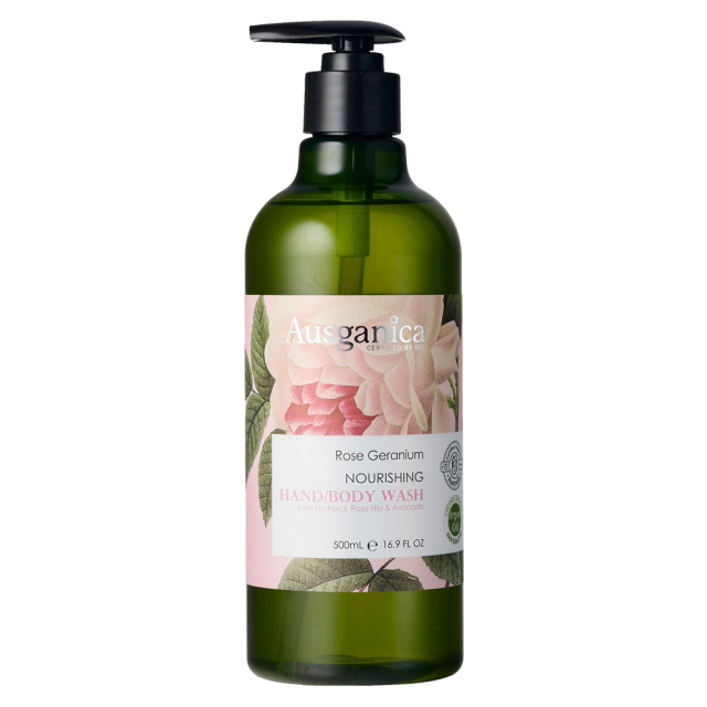 澳潔蕬玫瑰天竺葵水嫩沐浴乳500ml