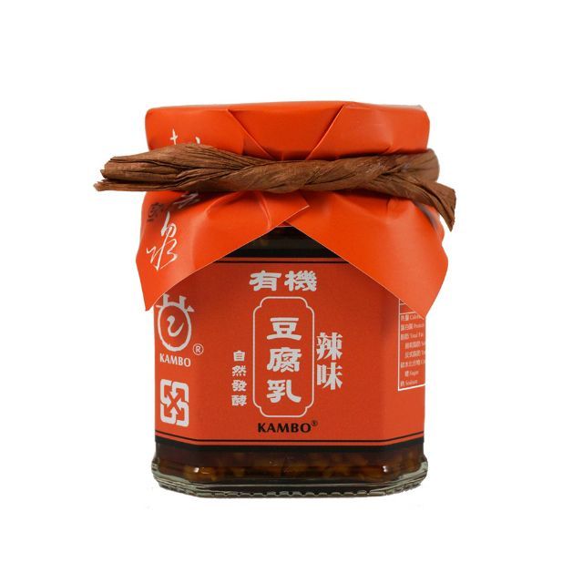 甘寶生技 有機辣味豆腐乳 220克