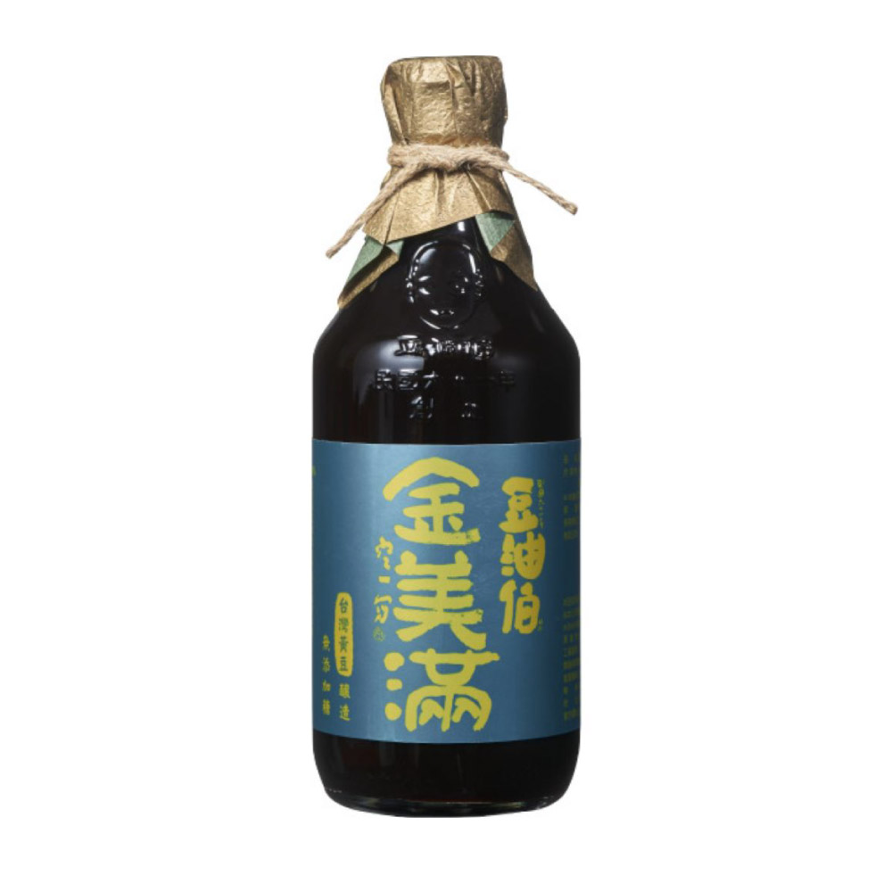 豆油伯金美滿無糖醬油500ml