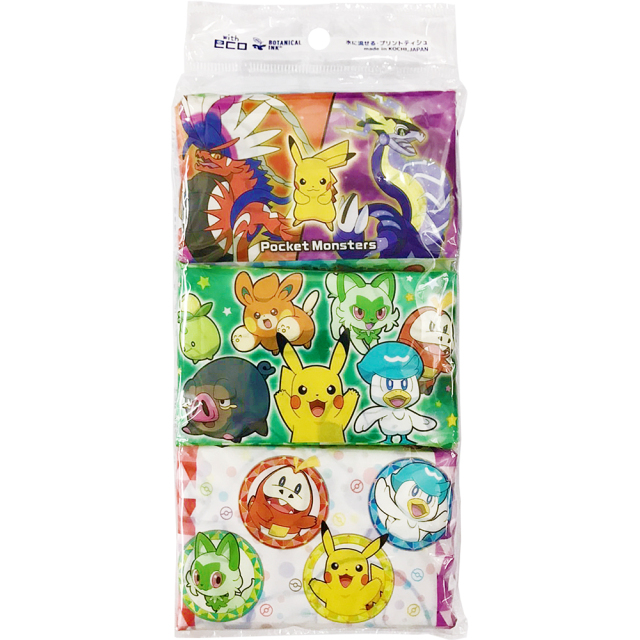 【超市點點好物】寶可夢印花面紙6入組