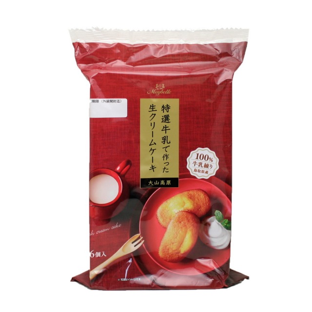 【超市點點好物】丸中濃厚鮮奶油蛋糕192g