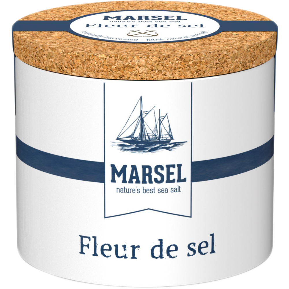 【超市點點好物】藍舶海藏鹽之花瓷罐125g