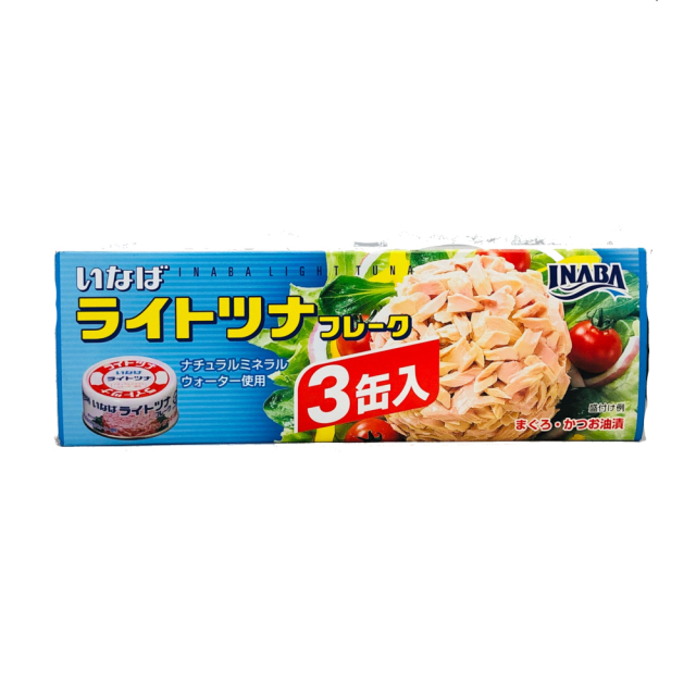 ●【超市TOP30熱銷推薦】稻葉3入鮪魚鰹魚罐210g