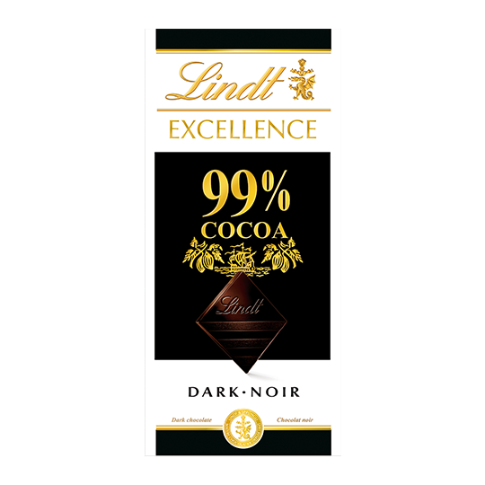 ●【超市TOP30熱銷推薦】瑞士蓮極醇99%黑巧克力50g