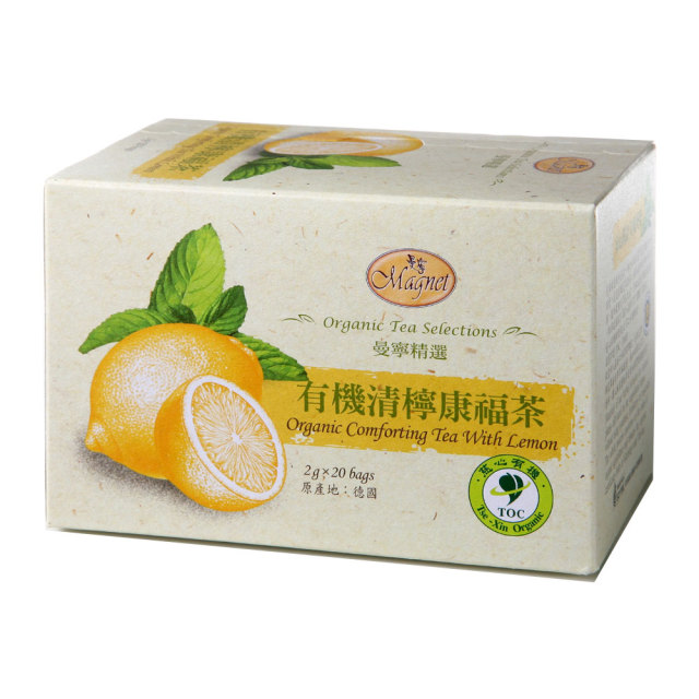 ●【超市TOP30熱銷推薦】曼寧有機清檸康福茶20入