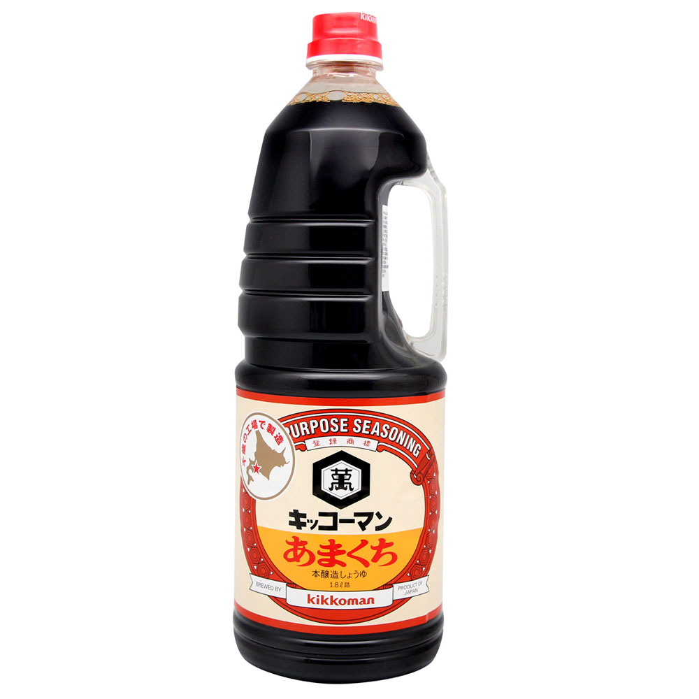 龜甲萬北海道甘口醬油1.8L