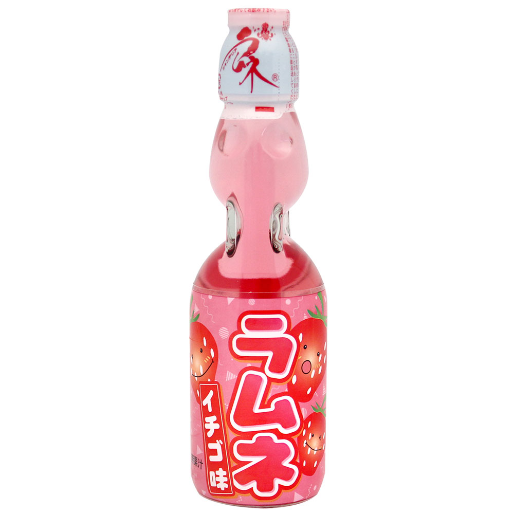 鈜泉古早味草莓彈珠汽水200ml
